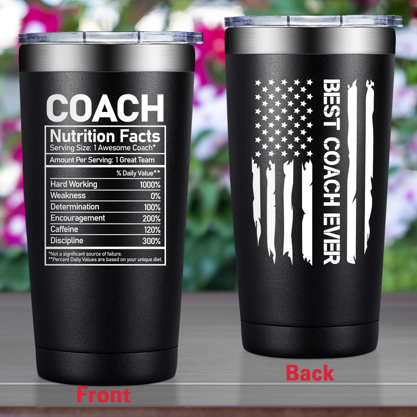 Grifarny Coach Gifts for Men, Women - Best Coach Ever Tumbler Cup 20 oz - Coaches Appreciation Gifts - Basketball, Soccer, Football, Baseball, Softball, Gymnastics, Dance, Swim, Cheer Coaches Gift