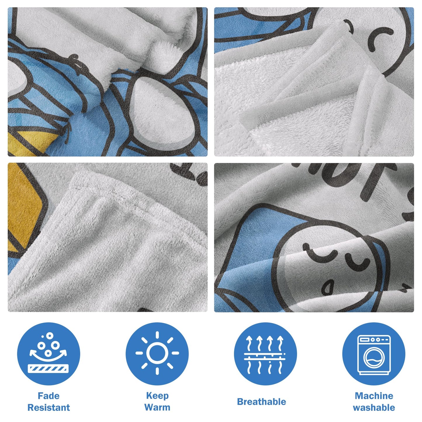 Funny Fathers Day Papa Gifts, Papa is Not Sleeping Blanket Gift from Grandkids Daughter Son, Birthday Gifts for Papas Dad Grandpa, Flannel Throw for Couch and Naps, 60‘’ x 50‘’ （Gray）