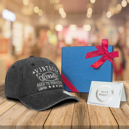 1926-1996 Birthday Gifts for Men Women,Personalized 30th-100th Birthday Ideas Gift,Parents Vintage Hat