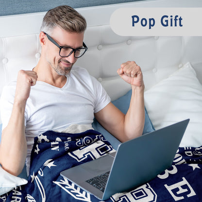 Lcobion Pop Pop Gifts, Gifts for Pop, Pop Pop Gifts from Grandkids, Gifts for Grandpa, Grandpa Gifts, Pop Pop Christmas/Fathers Day/Birthday Gifts, Grandpas/Grandfather/Papa/Pop Pop Blanket 50" X 60"