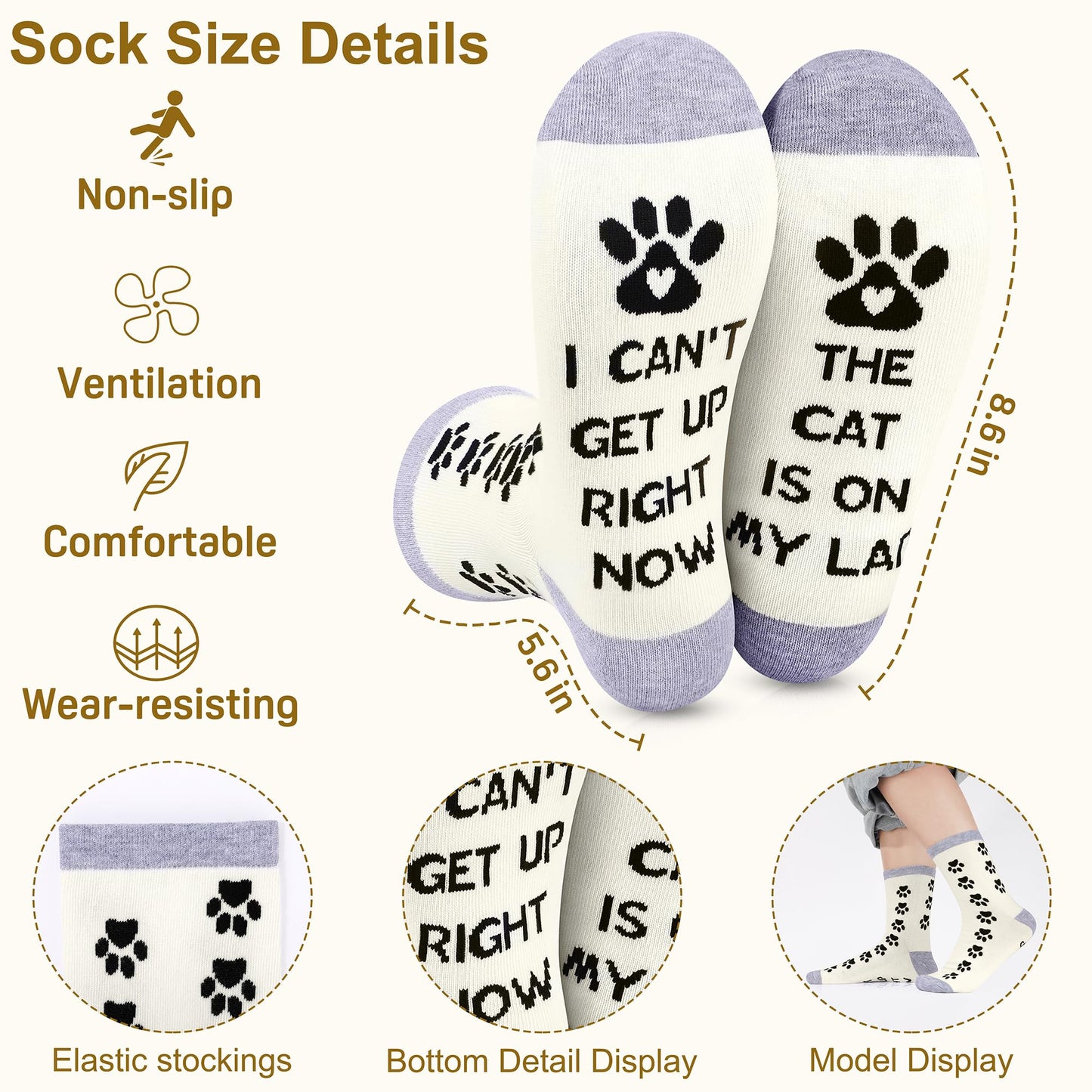 Black Cat Lover Themed Gifts for Women, Gifts for Cat Lovers Women Set of 7