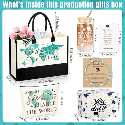 Graduation Gifts for Women Her 2026, College High School 5th 8th Grade Graduation Gifts for Women Her, Class of 2026 Graduate Gift Basket