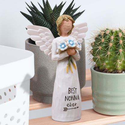 AUKEST Nonna Gifts for Grandma, Nonnie Gifts, Gift for Nonna, Sculpted Hand-Painted Figure