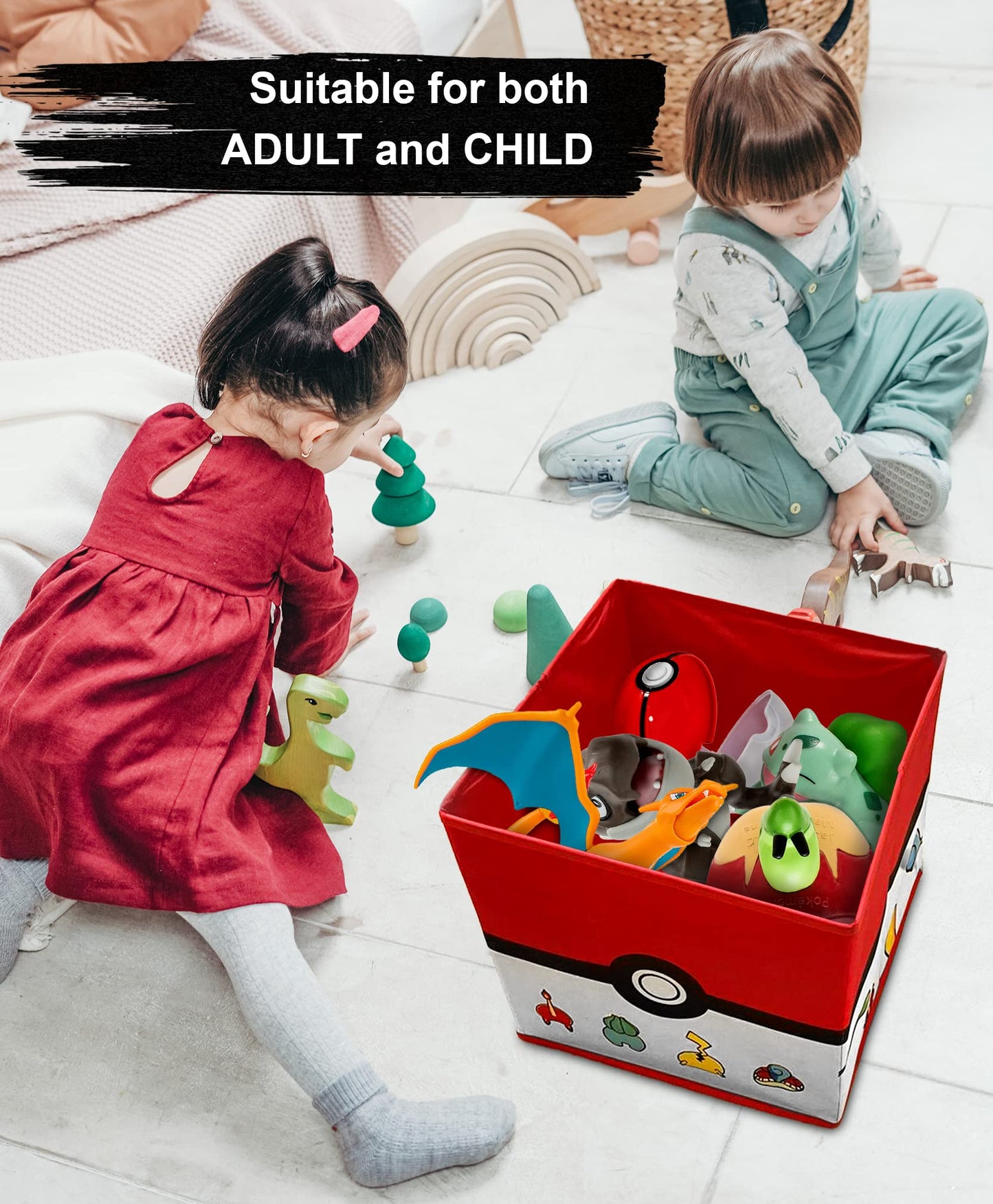 Anime Gaming 13” Cartoon Storage Box Perfect for Gaming, Parties, Birthdays - Medium