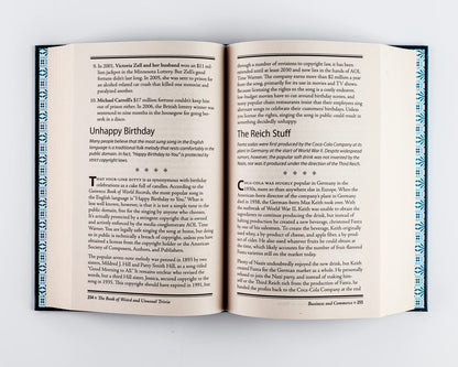 The Book of Weird and Unusual Trivia: Big Book of Bizarre Facts & Stories | Hardcover Gift for Trivia Buffs, Curious Minds, Adults, Dad & Knowledge Seekers
