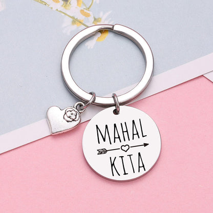 NOTHERS RSZOTW Valentine's Day Keychain Filipino Keychain Husband Gift Valentine's Day Philippines Jewelry Wife Gift
