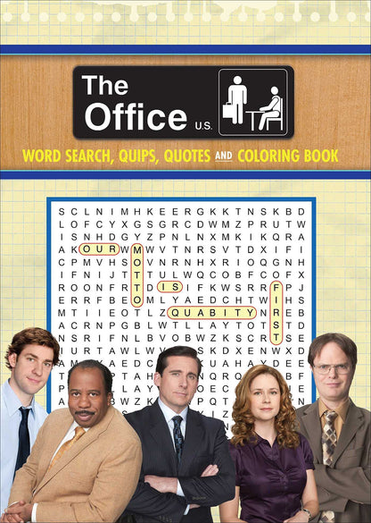 The Office Word Search, Quips, Quotes and Coloring Book (Coloring Book & Word Search)