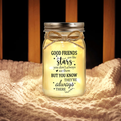 Friendship Gifts for Women, Gifts for Best Friend Woman, Best Friend Birthday Gift for Women, Gift for Friends for Valentines Day Christmas, Mason Jar Light Night Home Decor