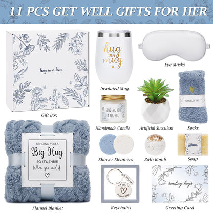 Sympathy Gift Baskets Sympathy Gifts for Loss of Loved One Hug in a Box for Women Mothers Day Gifts Basket Condolence Basket Miscarriage Care Package for Women Thinking of You Gift