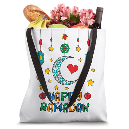 HAPPY RAMADAN for kids, Islamic Holiday After Ramadan Tote Bag