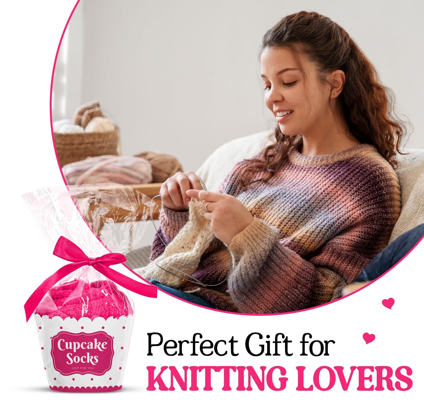 Knitting Accessories - Unique Grandma Socks as Gift for Women Who Have Everything, Ideal Gifts for People Who Love Knit or Crochet, Perfect for Grandma, Knitters, and Crocheters