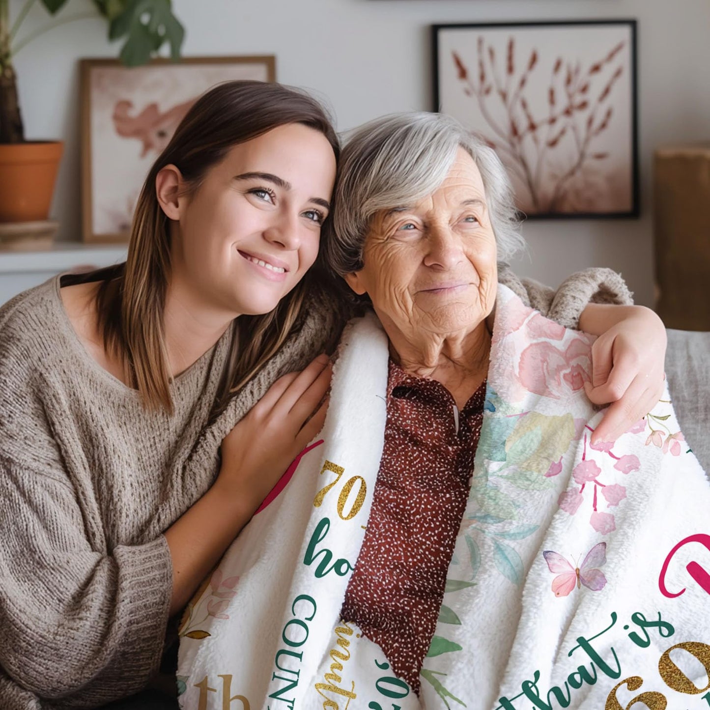 80th Birthday Gifts for Women,80 Year Old Birthday Gifts for Women,Gift for 80 Year Old Woman,80th Birthday Gifts,80th Birthday Decorations Throw Blanket 50"X60"