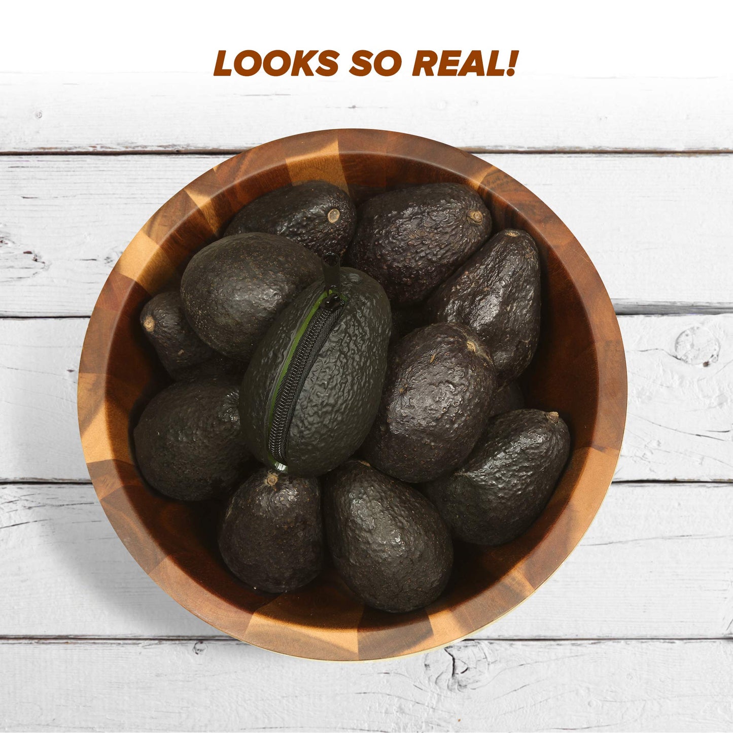 Avocado Coin Purse Pouch | Realistic Looking Wallet | Funny Novelty Gifts For Avocado Lover | Avocado Decor Decorations Accessories