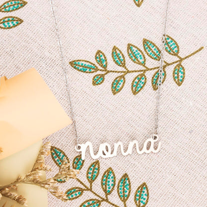 Gifts for Nonna Necklace Women from Grandkids Best Nonna Birthday Jewelry for Grandma Nonna Necklace