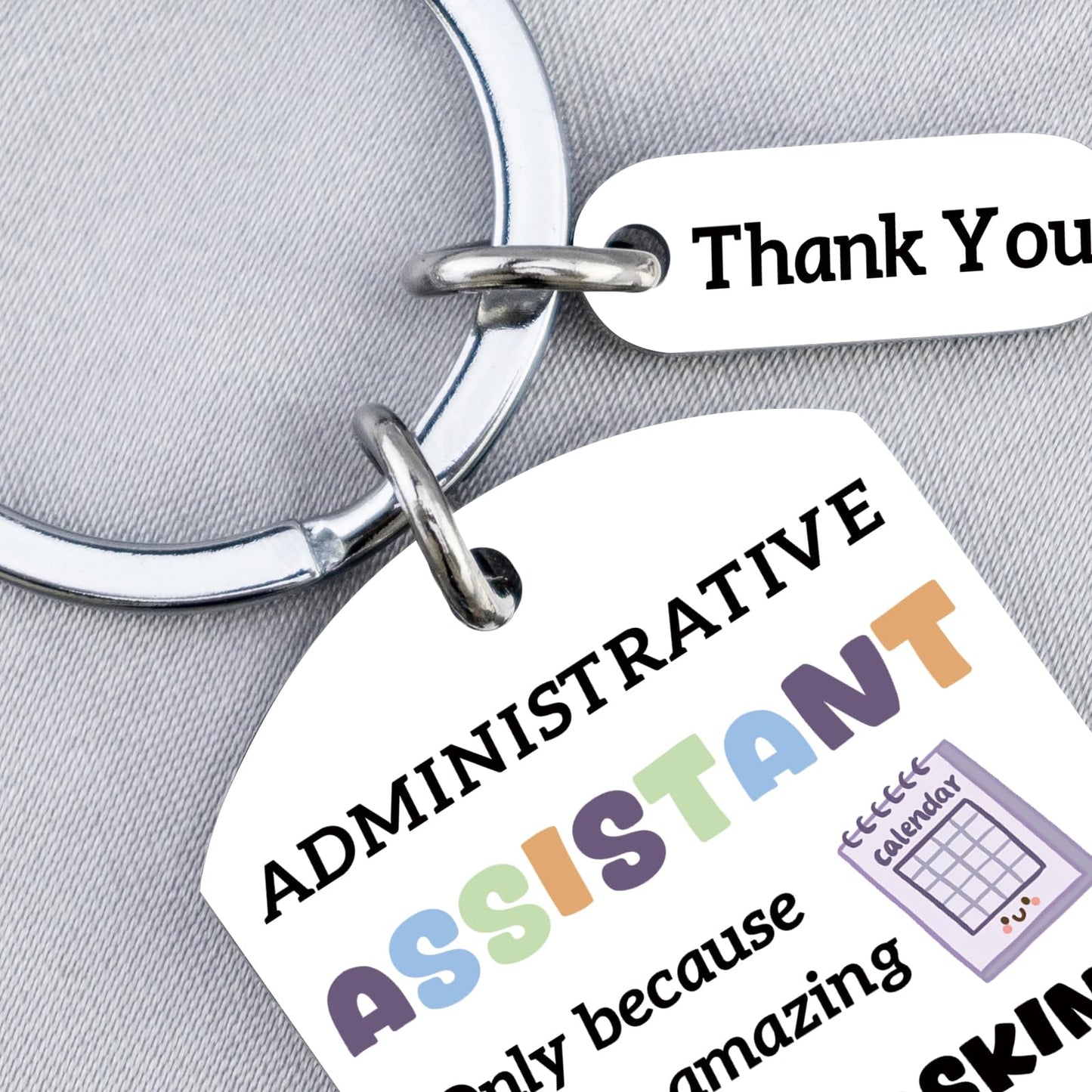 Administrative Professional Day Gifts Administrative Assistant Gifts Assistant Keychain Secretary Gift for Women Appreciation Gift for Coworkers Employee Admin Present for Professionals Admin Keyring