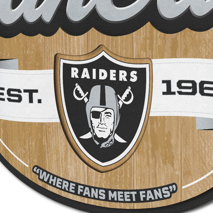 YouTheFan NFL Officially-licensed FanCave 3D wall art - ready-to-hang, 3D multi-layered construction - floating wall mount design - Perfect fan gift