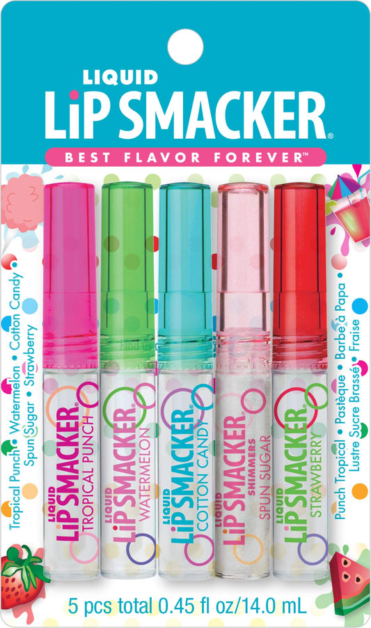 Lip Smacker Liquid Lip Gloss Friendship Pack, 5 Count