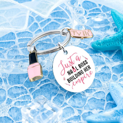 Nail Tech Gifts Manicurist Keychain Nail Accessories for Technician Nails Stuff for Techs Nails Decor Tech Must Haves for Lovers Women Essential Things for Techs Art