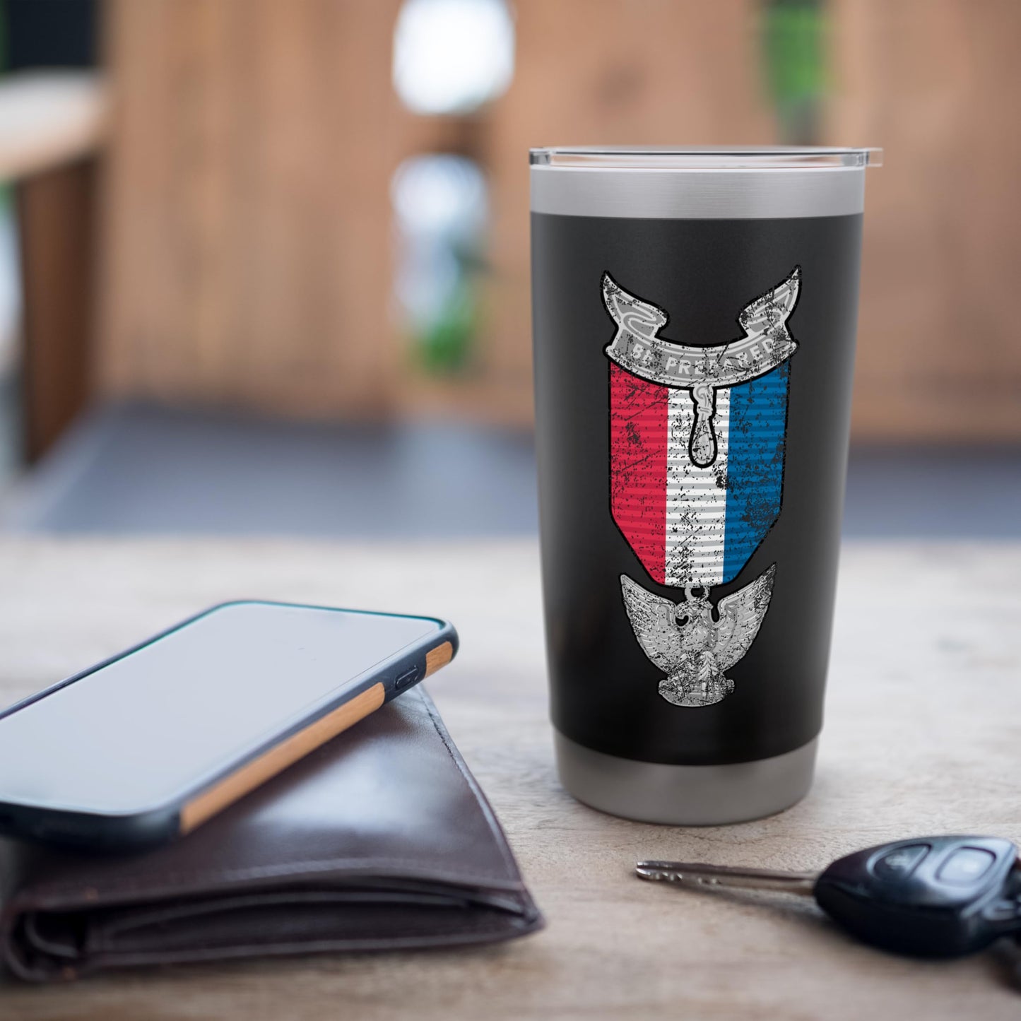 Eagle Scout Be Prepared Medal Stainless Steel Insulated Tumbler