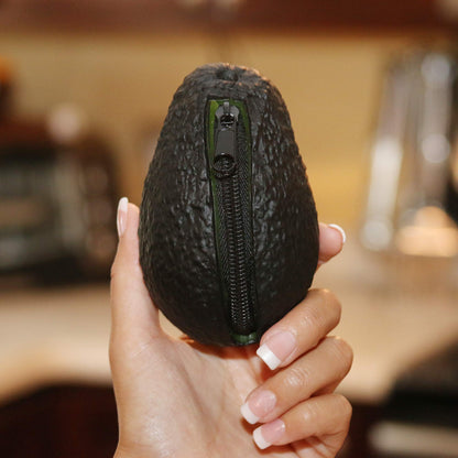 Avocado Coin Purse Pouch | Realistic Looking Wallet | Funny Novelty Gifts For Avocado Lover | Avocado Decor Decorations Accessories