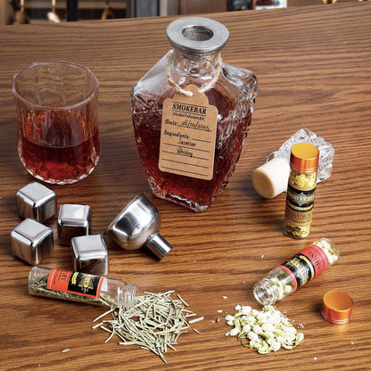 DIY Alcohol Infusion Kit, for Men – 16 Natural Spices for Whiskey, Rum, Vodka & Cocktails, Unique Gift for Birthday/Husband/Dad/Retirement