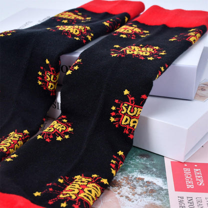 Fathers Day Dad Gifts from Daughter Son Kids Wife: Birthday Gifts for Him Husband Dad Christmas Stocking Stuffers for Men,Funny Socks Gift