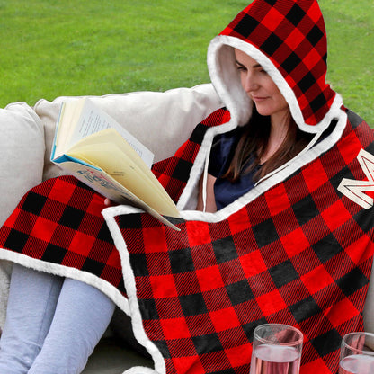 Vprintes Mama Bear Wearable Blanket Hoodie - Gifts for Mom - Mothers Day Gifts for Wife from Husband - Mom Birthday Gift Ideas