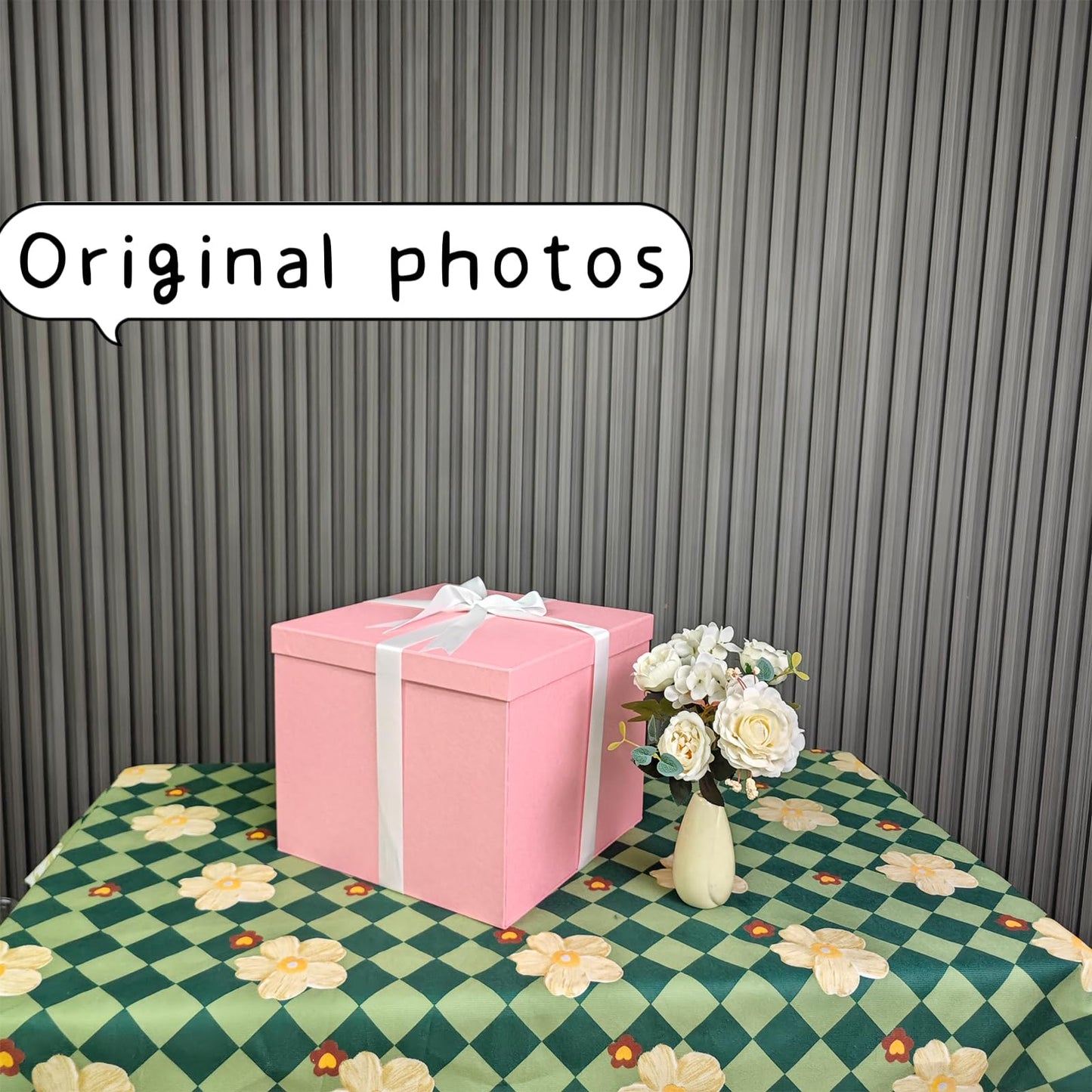 YINUOYOUJIA Large Gift Box 12x12x10 Inches,Pink Gift Boxes for Presents,Birthday Box,for Packaging,Valentine's Day,Mother's Day,Christmas,Anniversaries,Family or Business.
