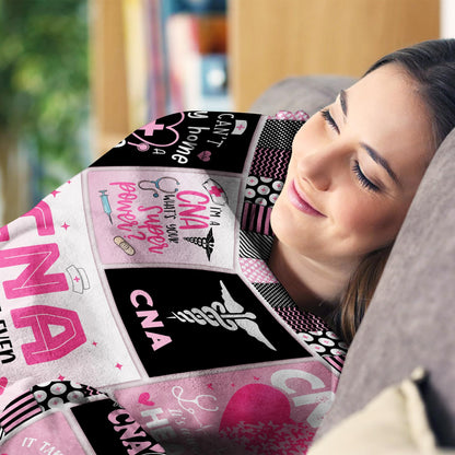 CNA Gifts, CNA Week Gifts for Women, 2026 CNA Appreciation Gifts Bulk, Certified Nursing Assistant Gifts, CNA Gifts Ideas, CNA Nurse Graduation/Birthday Gift Blanket 60" X 50"