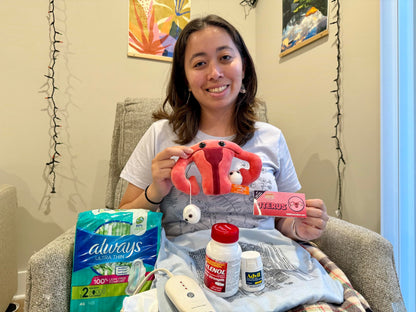 GIANT MICROBES Uterus Plush, Hysterectomy Recovery Must Haves, Hysterectomy Recovery Gifts, Funny OBGYN Gift, Labor and Delivery Nurse Gifts, Uterus Pillow, LPN Nurse Gift (Regular)
