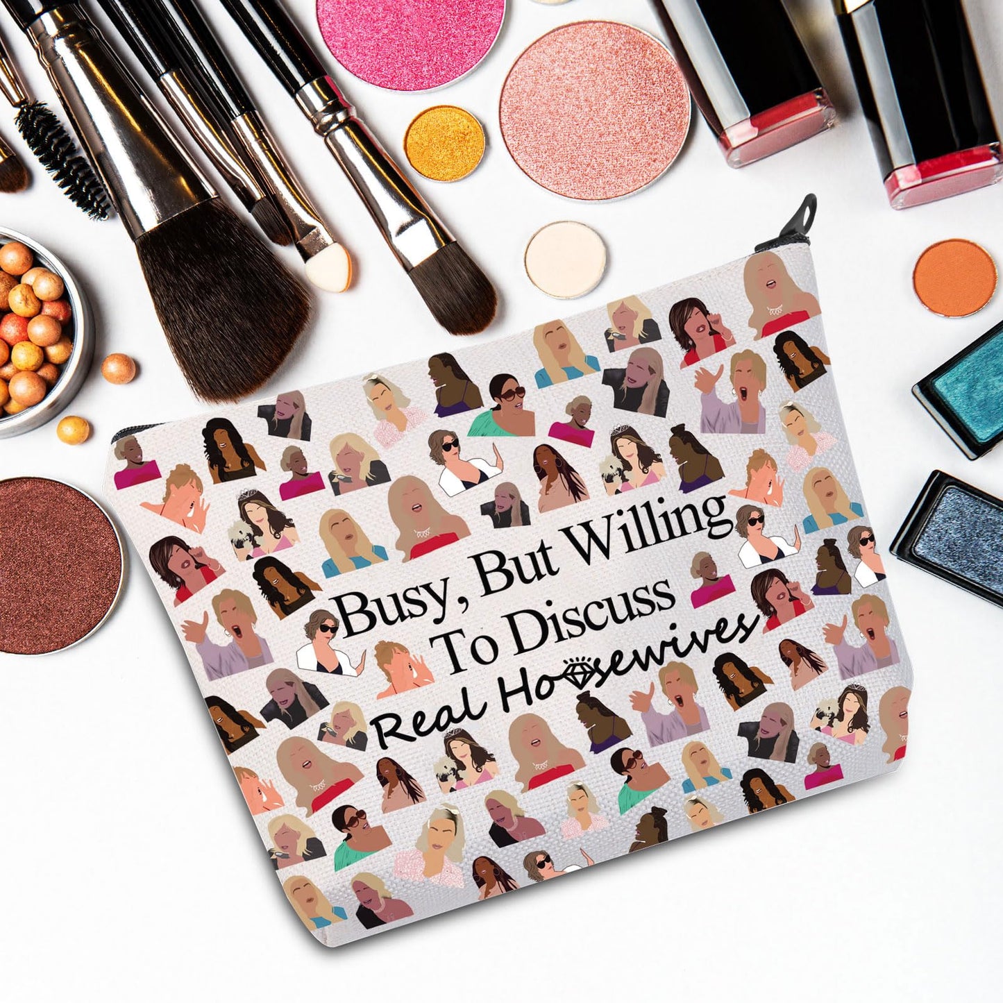 G2TUP Reality TV Makeup Bag Reality Drama Gift Reality TV Show Gifts Reality TV Fan Gift Reality TV Party Bag (But Willing)