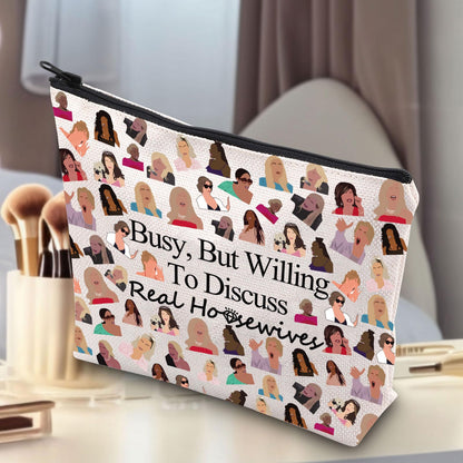 G2TUP Reality TV Makeup Bag Reality Drama Gift Reality TV Show Gifts Reality TV Fan Gift Reality TV Party Bag (But Willing)