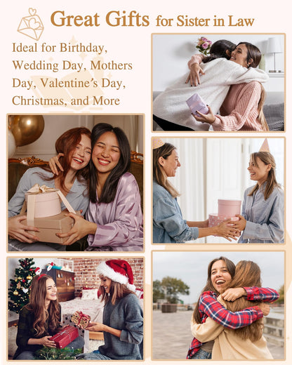 Shonyin Everlasting Heart Necklace for Women Girls Mother (Bonus) Daughter (Sons) Girlfriend Grandma Granddaughter Mother Daughter in Law Sister (in Law) Soulmate Wife Birthday Christmas Gifts