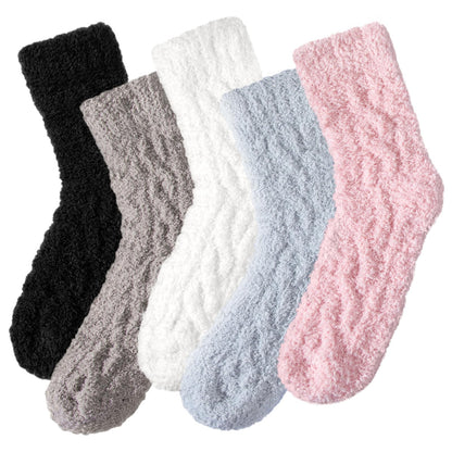 Pleneal Fuzzy Socks for Women - Non Slip Socks Womens, Slipper socks Hospital Sock with Grips for Women, Warm Fluffy Sock
