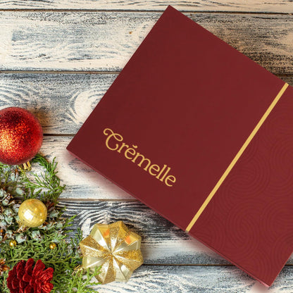 Cremelle Gourmet Cookies Gift Box, 12 Pieces of Food Gifts Cookies, Ideal Mothers Day Chocolate Candy Gift Box for Friends, Colleagues and Loved Ones, Perfect Fancy Cookie for Holidays and Celebrations
