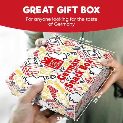 German Snack Box – Authentic German Chocolate & Snacks from Germany - International Snack Box with German Candy & European Treats – Great Gift for Food Lovers