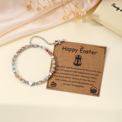 Mothers Day Gifts for Daughter Mom Bracelet, Graduation Gift for Her Granddaughter Gifts from Grandma Bonus Mom Bracelet Jewelry Birthday Gift Sister Easter Stocking Stuffers for Teens Women
