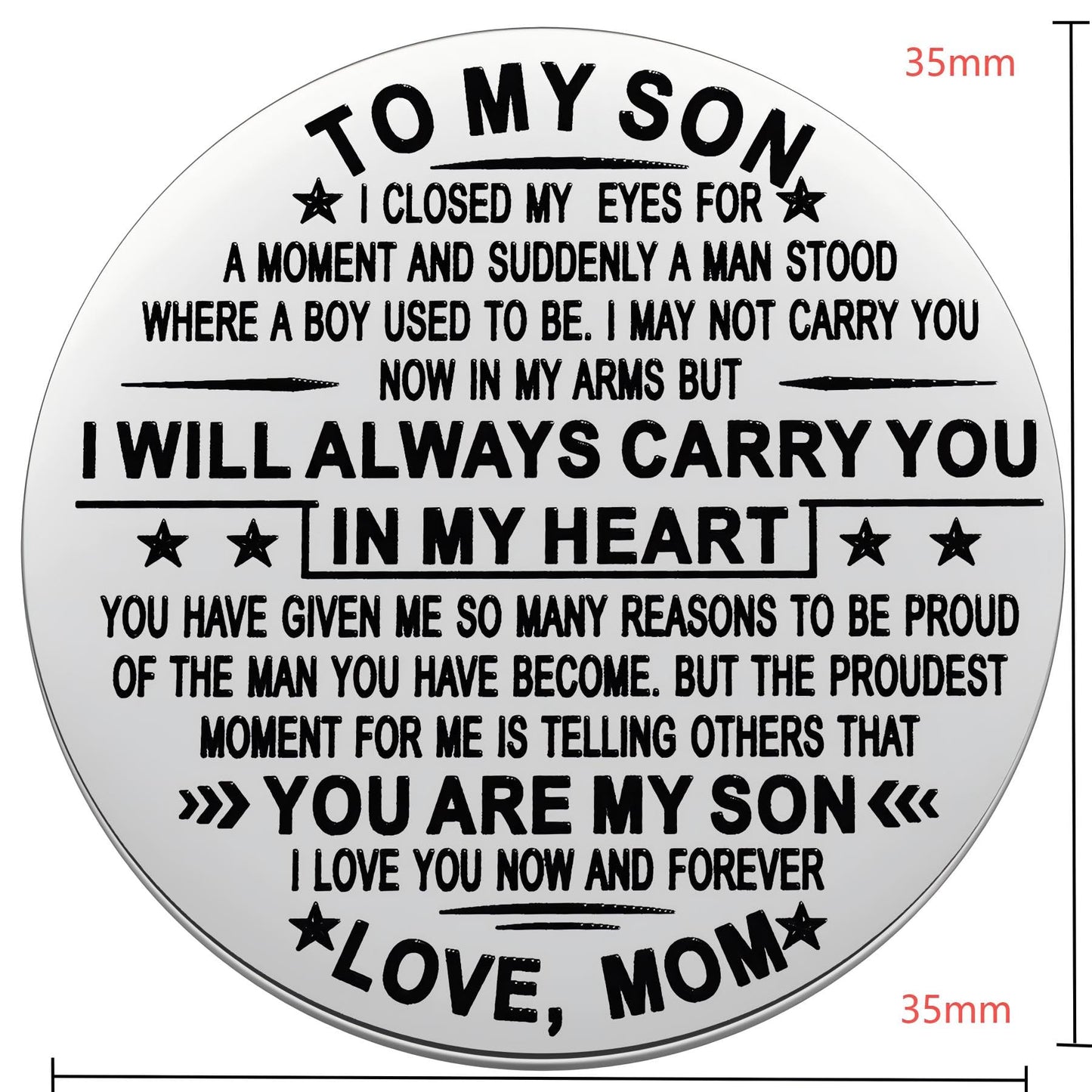 Aesnefe Pocket Hug Token Inspirational Reminder Gifts Mental Health Thinking of You Gift Self Love with PU Leather Keychain