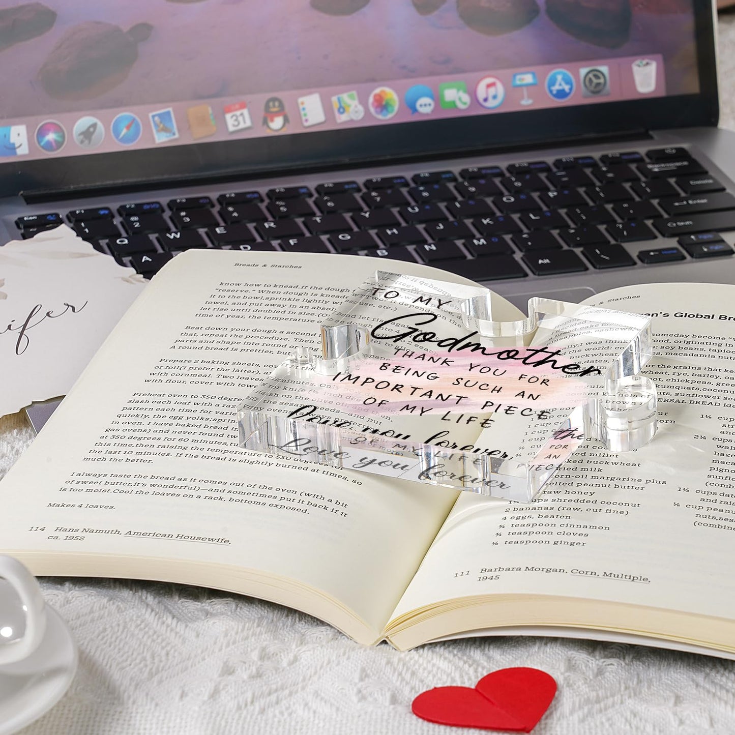 Godmother Gift from Godchild - Mothers Day Gifts for Godmother Proposal Gift Puzzle Piece God Mother Birthday Christmas Promoted to Godmother Gifts