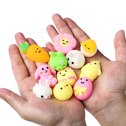 Mr. Pen- Easter Squishy Toys for Kids, 12 Pack, Washable Twistable Stretchy Squishies, Soft Stress Relief Sensory Toys for Squeezing, Easter Basket Stuffers, Party Favors & Classroom Rewards