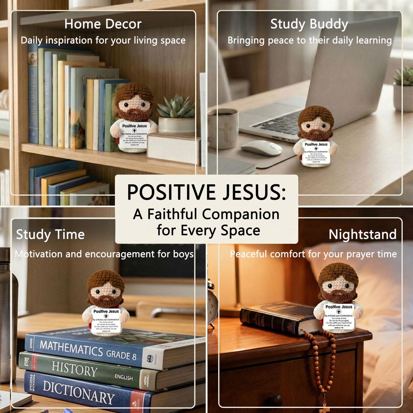 Kindergarten Pre K 5th 8th Grade Graduation Gifts for Boys 6-8-12-14 Jesus Stuffed Animal Plush Doll Confirmation 1st First Communion Baptism Gifts for Teenage Teen Boys