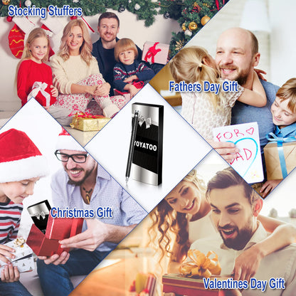 Fidget Gel Pen Teens Boys Gift Ideas - Graduation Gift for Him for High School & College Graduates, Cool Birthday Gifts for Son Grandson Nephew, Back to School Stocking Stuffer Valentine Gifts, Black