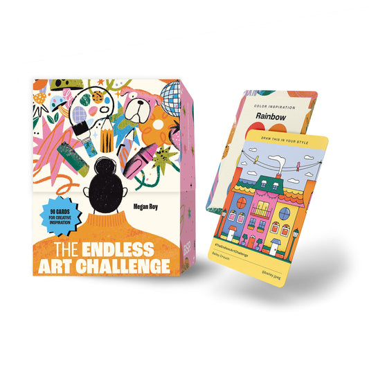 The Endless Art Challenge Card Deck: 90 Creativity Prompt Cards (Overall 25,000 Combinations!) for Never-Ending Art Inspiration (Creative Gifts)
