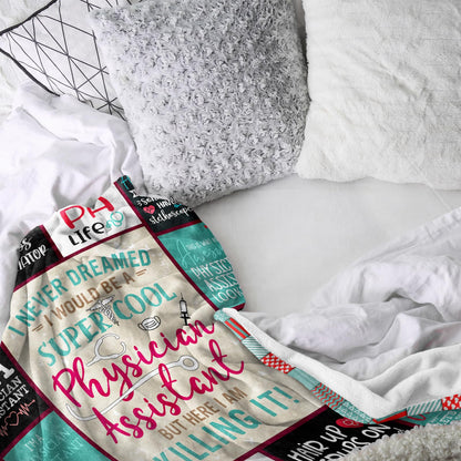 Physician Assistant Gifts Blanket 60"X 50", Physician AssistantGifts for Women, Birthday Gifts for a Physician Assistant, PA Student/School Presents