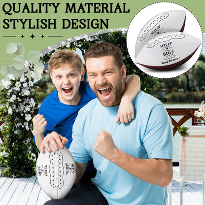Hollowfly Wedding Proposal Gifts Football Bulk Will You Be My Groomsman Flower Girl Bridesmaid Ring Bearer Proposal Keepsakes Football Gifts