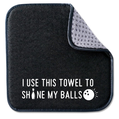 Bowling Ball Towels to Wipe Off Balls, Funny Microfiber Bowling Towel Accessories