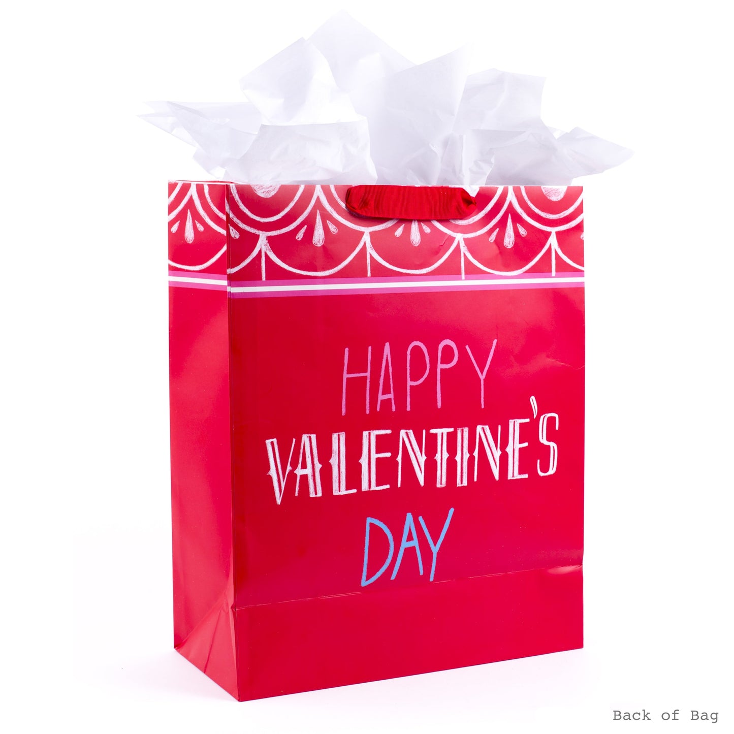 Hallmark 15" Extra Large Gift Bag with Tissue Paper (Happy Valentine's Day)