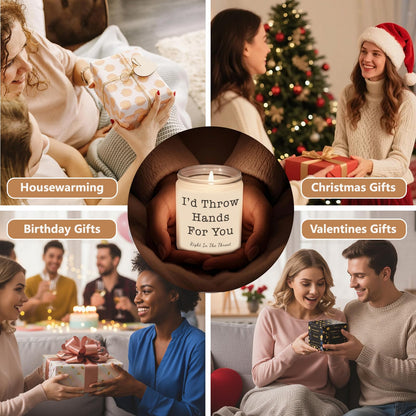 Candles Gifts for Women, Birthday Gifts for Women, Unique Friendship Gift for Womens, Best Friend, Her, Sister, Bestie, Girlfriend, Mom, Funny Scented Candle with Replaceable Stickers