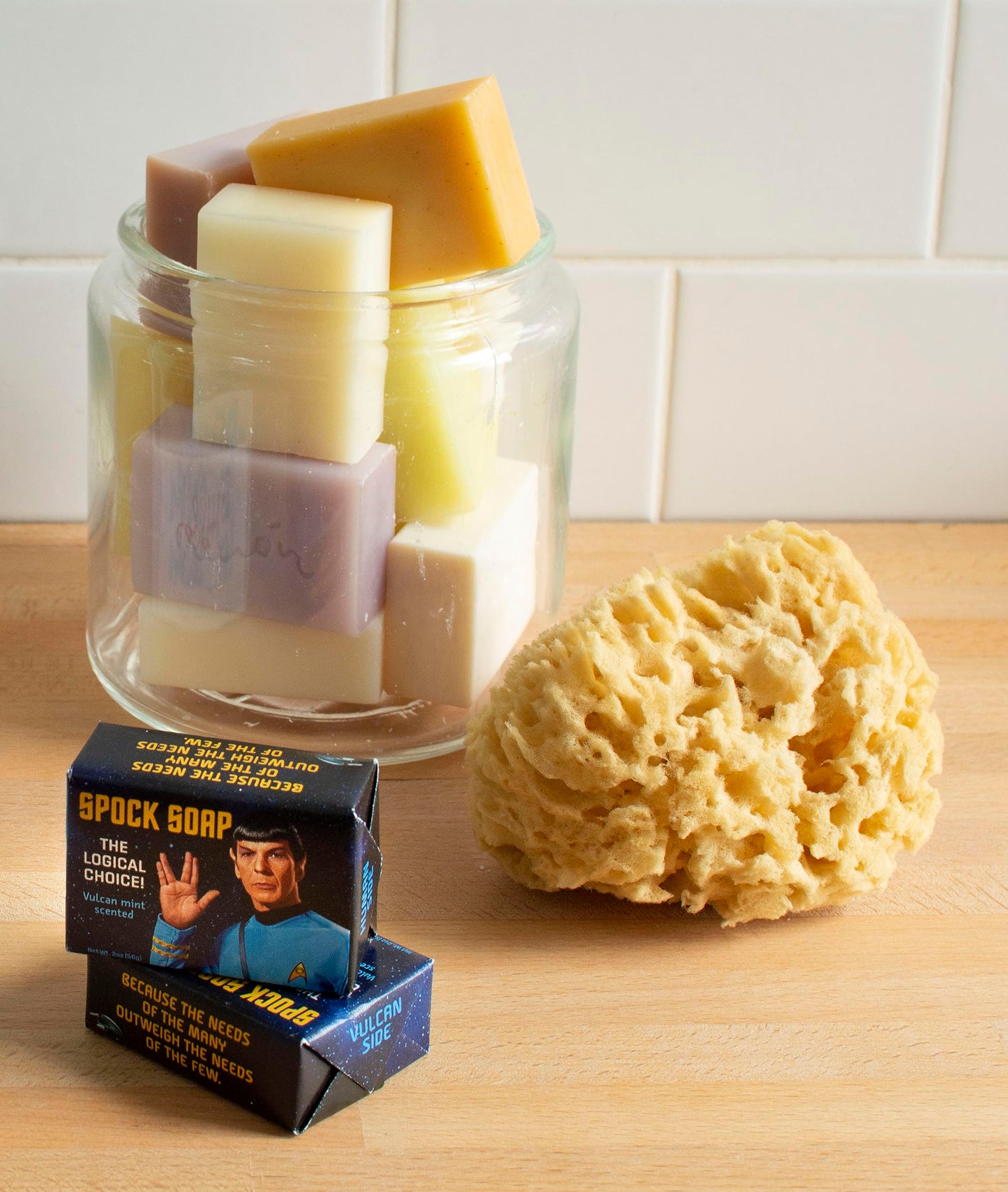 The Unemployed Philosophers Guild Star Trek Spock Soap - Made in the USA, 2oz (56g) Travel or Hotel Sized Guest Bar Soap