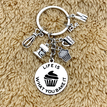 Baking Gifts for Lovers & Chefs - Cupcake Keychain & Graduation Kitchen Presents